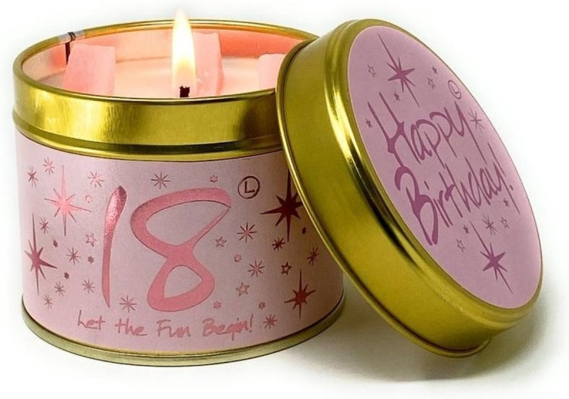 Lilly Flame geurkaars - Happy Birthday 18