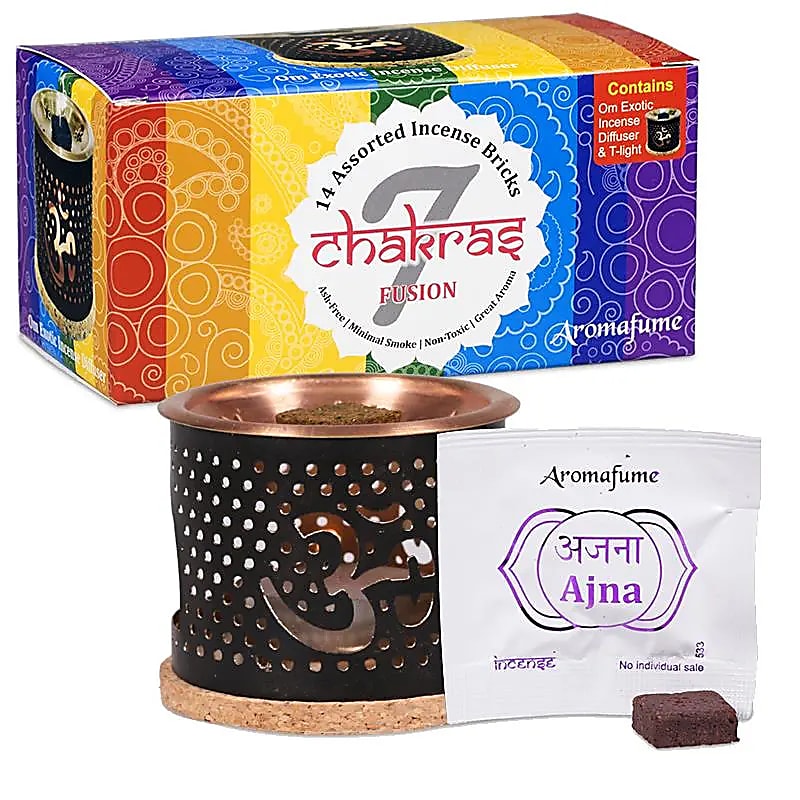 Aromafume wierookblokjes set Chakra