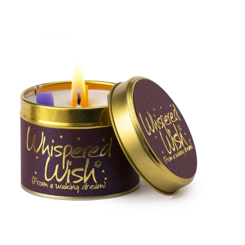 Lily-Flame kaars in blik - Whispered Wish