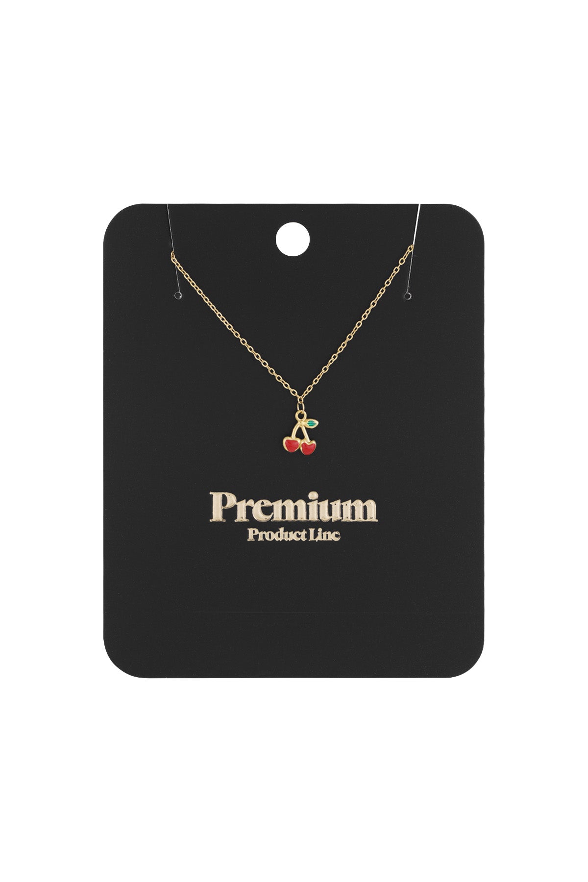 Stainless Steel ketting cherry love
