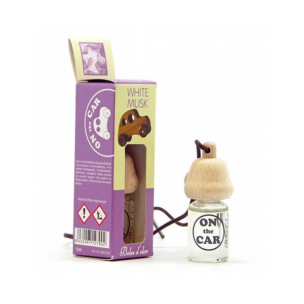 Autogeurverspreider ON THE CAR - White Musk (Witte Musk)