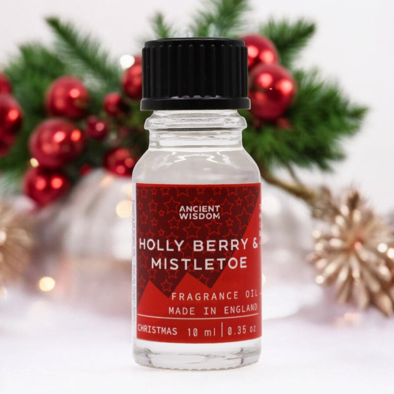 Geurolie - Holly Berry & Mistletoe - Hulst & Maretak 10 ml