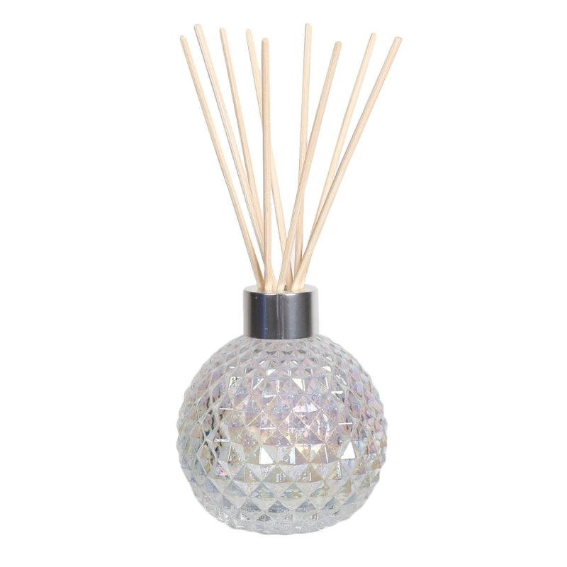 Leeg diffuser glas met 50 stokjes helder