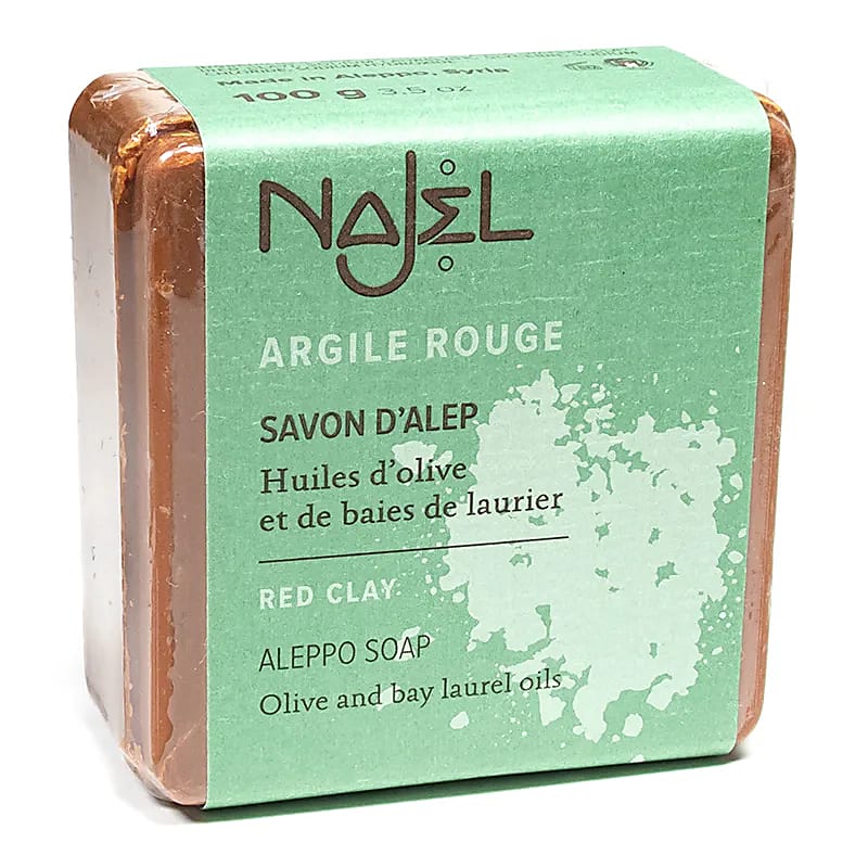 Aleppo zeep rode klei 100 g