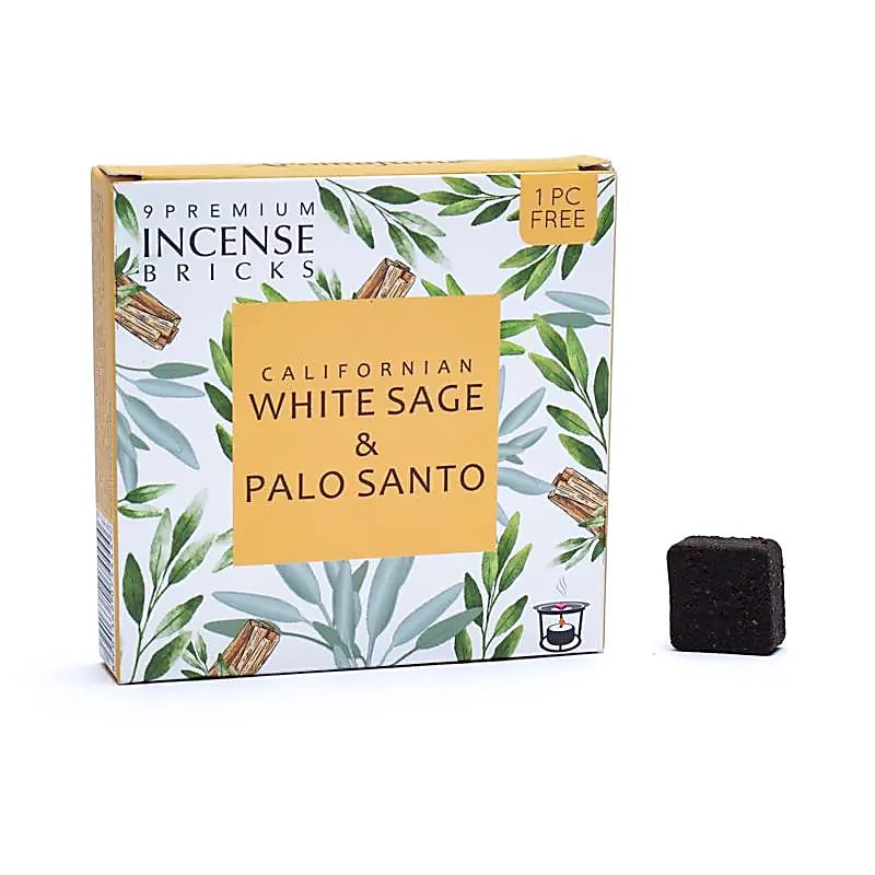 Wierookblokjes white sage (witte salie) & palo santo