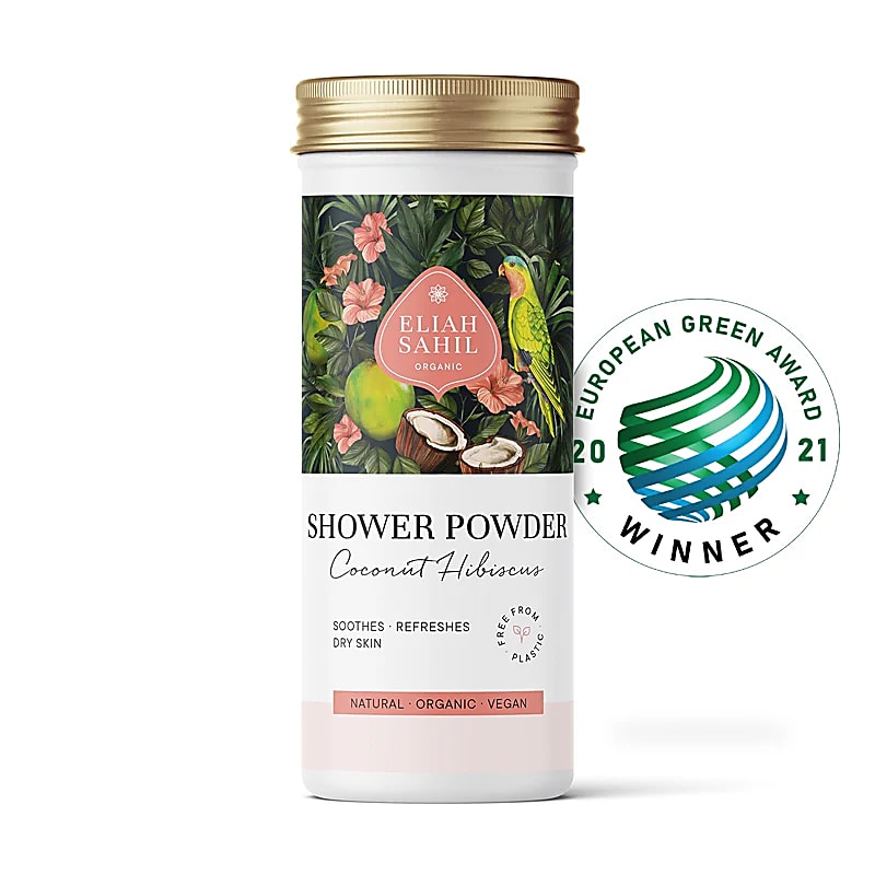 Douche poeder Kokos Hibiscus BIO Eliah Sahil -- 90 g