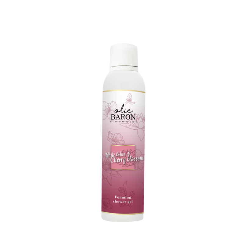 Foaming shower gel - White lotus & Cherry Blossom