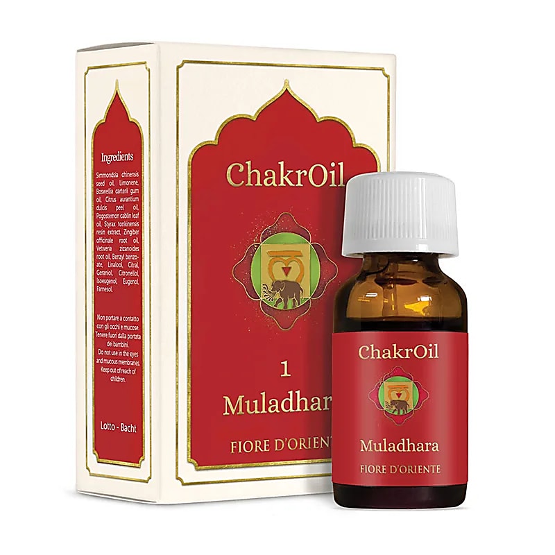 essentiële olie 1e chakra Muladhara