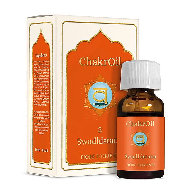 essentiële olie 2e chakra Swadhistana