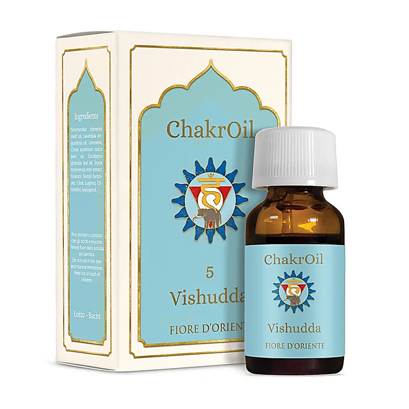 essentiële olie 5e chakra Vishuddha