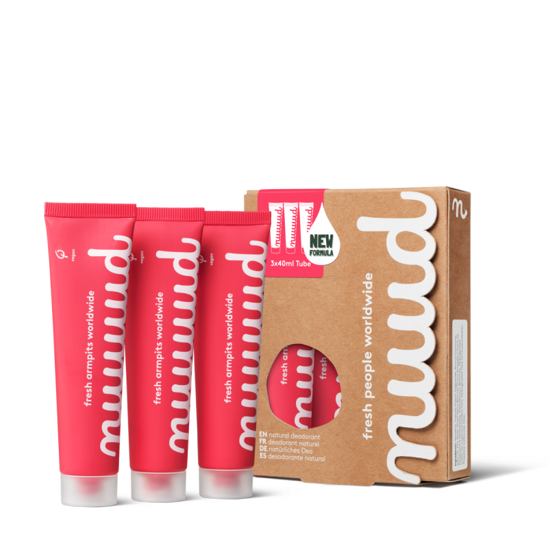 Vegan deodorant - XXL-pakket Red