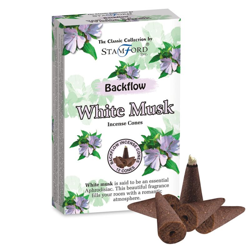 Backflow Wierookkegels - Witte Musk