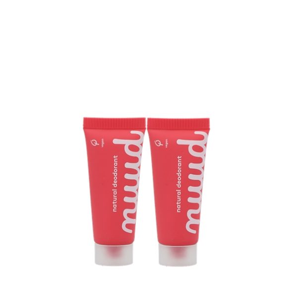 Nuud Smarter Pack Deodorantcrème – Parfumvrij – 2 × 20 ml