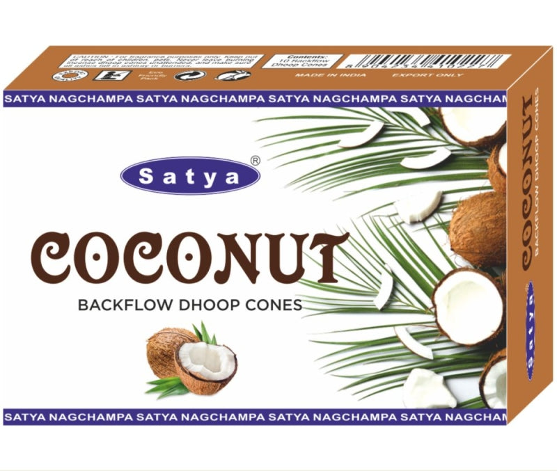 Coconut backflow wierook kegels