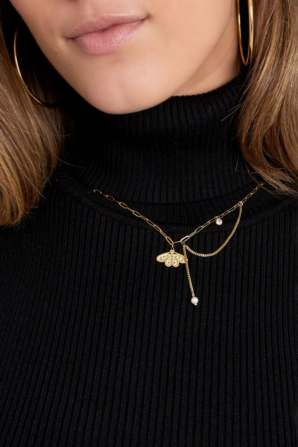 HZ Ketting Lumi – Stainless Steel Goud of zilver