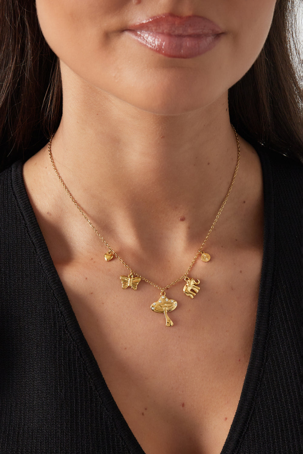 HZ Bedelketting Little Wonders – goudkleurig of zilverkleurig