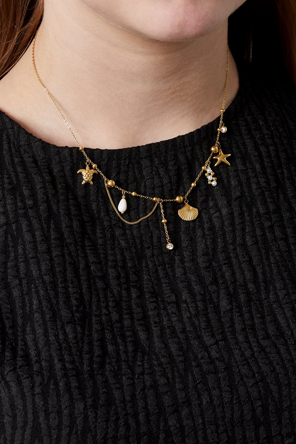 Stainless Steel beach days ketting