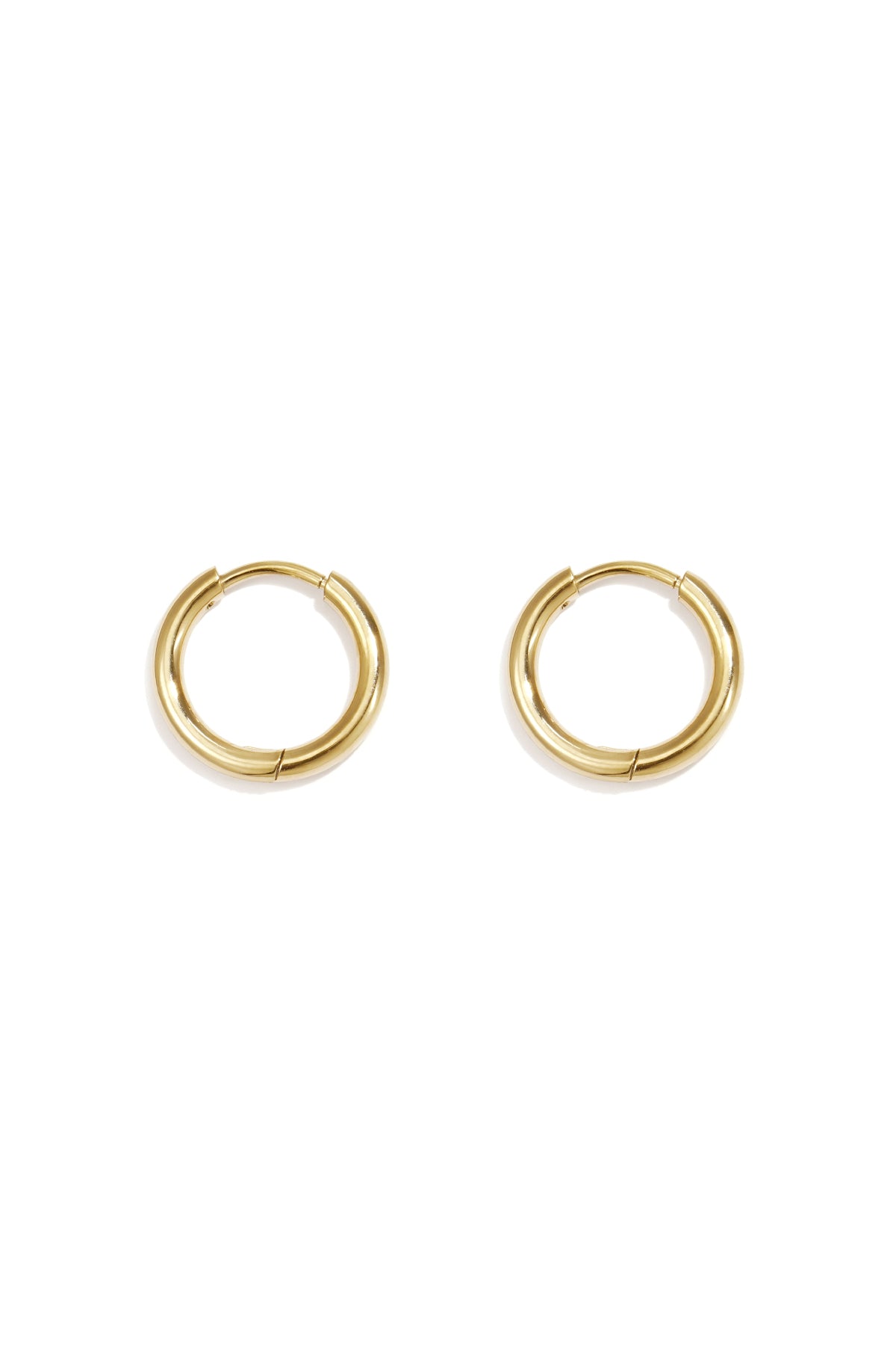 Stainless Steel Creolen little hoops-1.4 CM