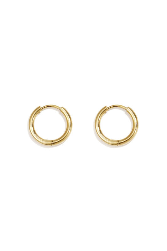 Stainless Steel Creolen little hoops-1.4 CM