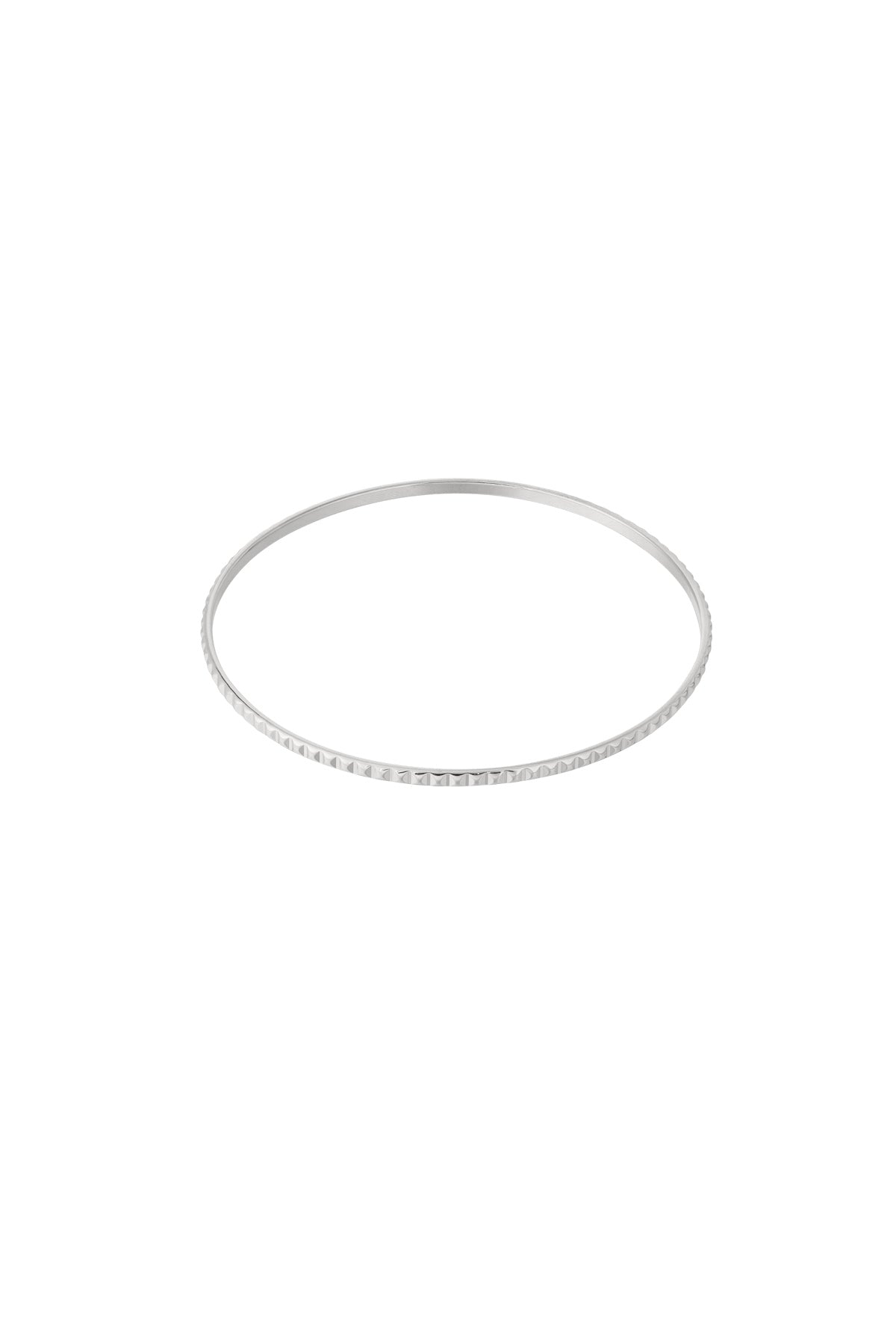 HZ Bangle armband Silver Rhythm