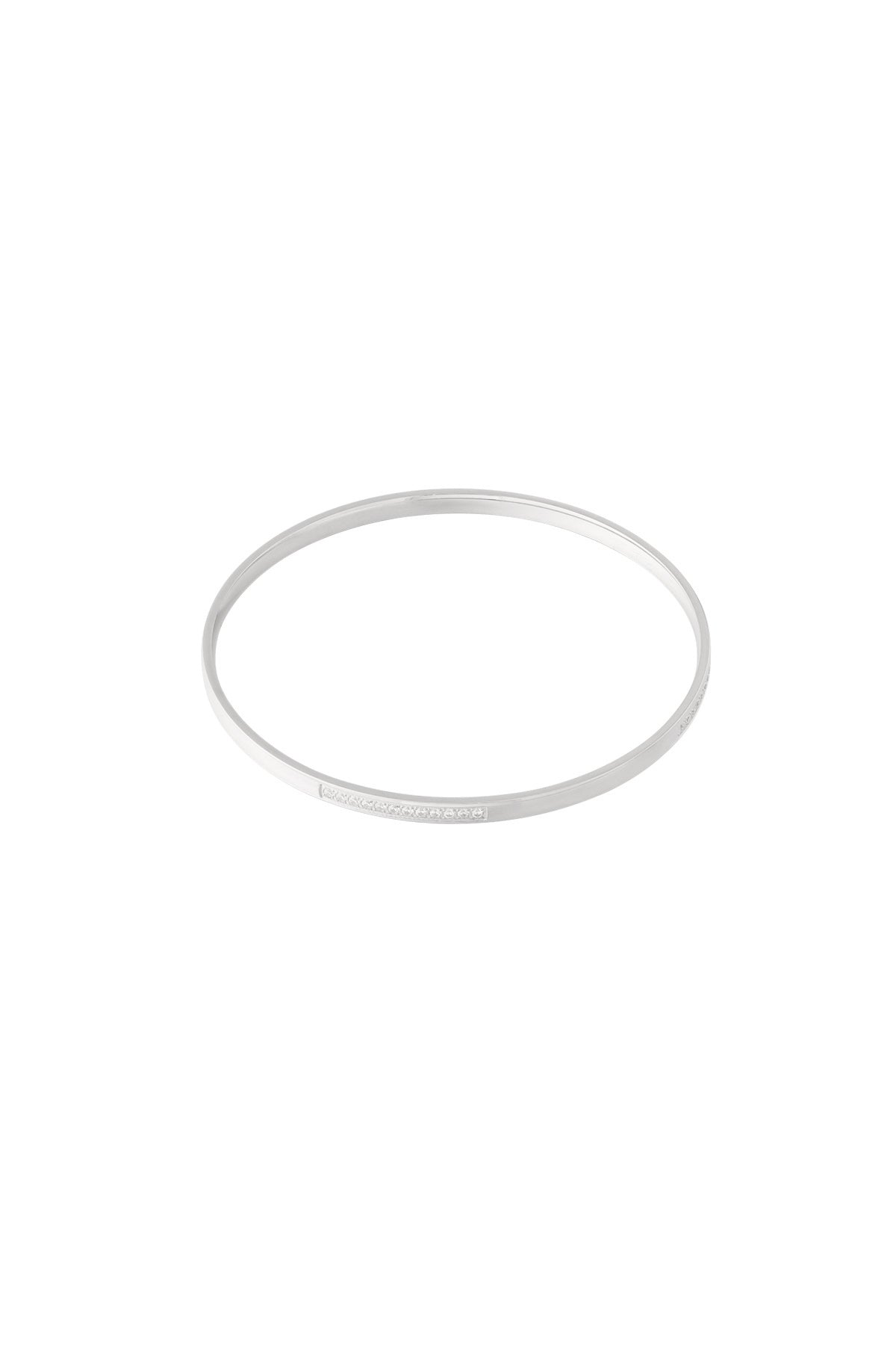 HZ Bangle Pure Sparkle zilverkleur