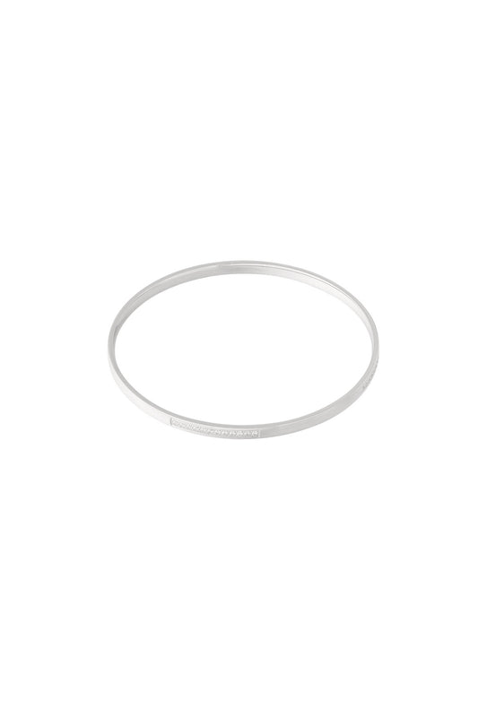 HZ Bangle Pure Sparkle zilverkleur