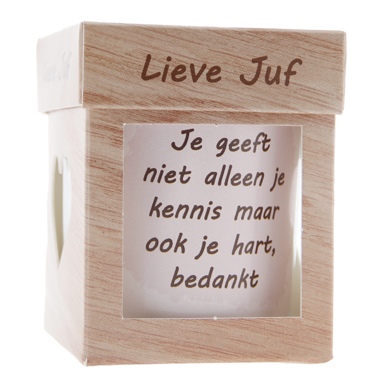 Lieve Juf -Je geeft niet alleen je kennis
