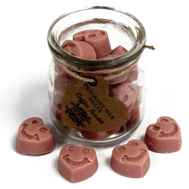 Waxmelts in glazen pot - Koffie