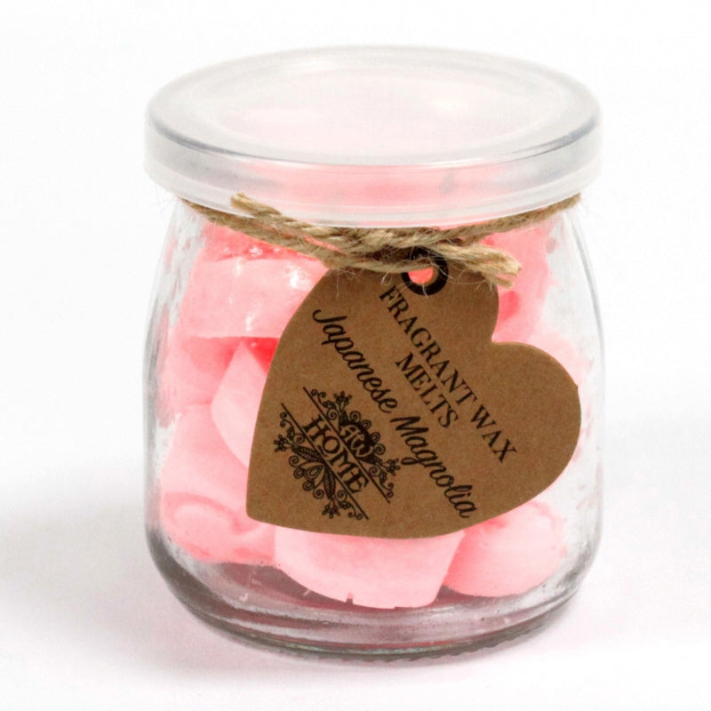 Waxmelts in glazen pot - Japanse Magnolia
