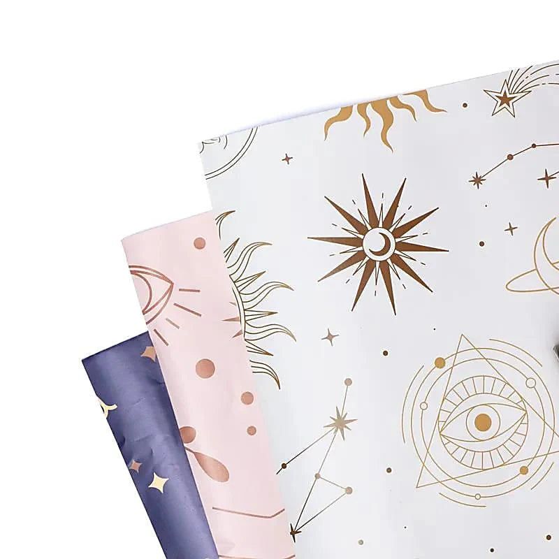 Cadeaupapier astrologie 3 vellen