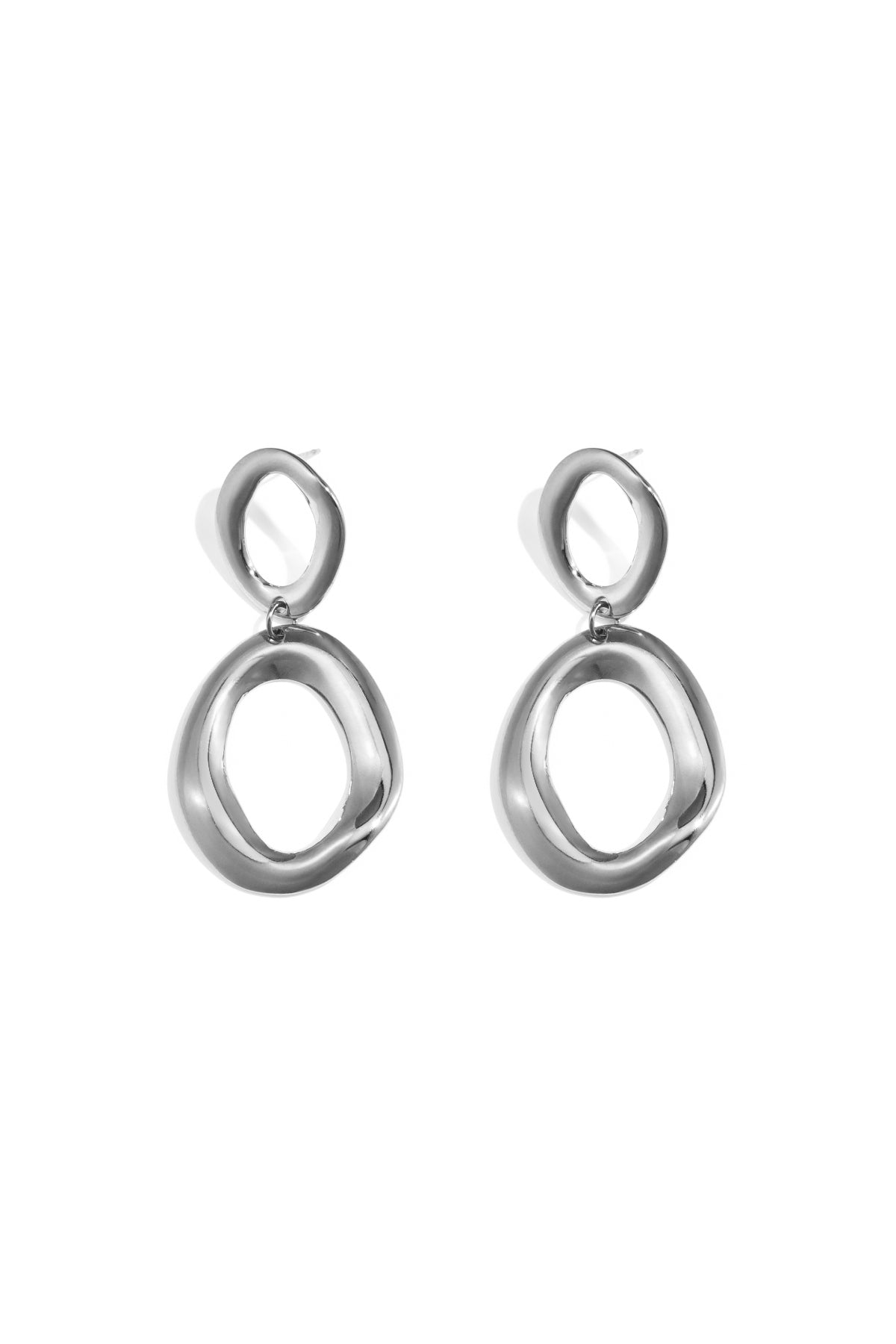 Statement oorbellen Stainless Steel