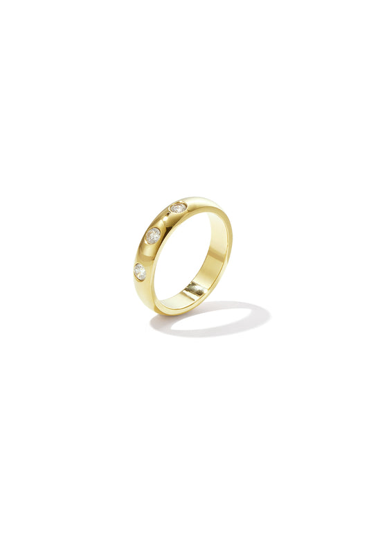 Stainless Steel Statement ring met stenen