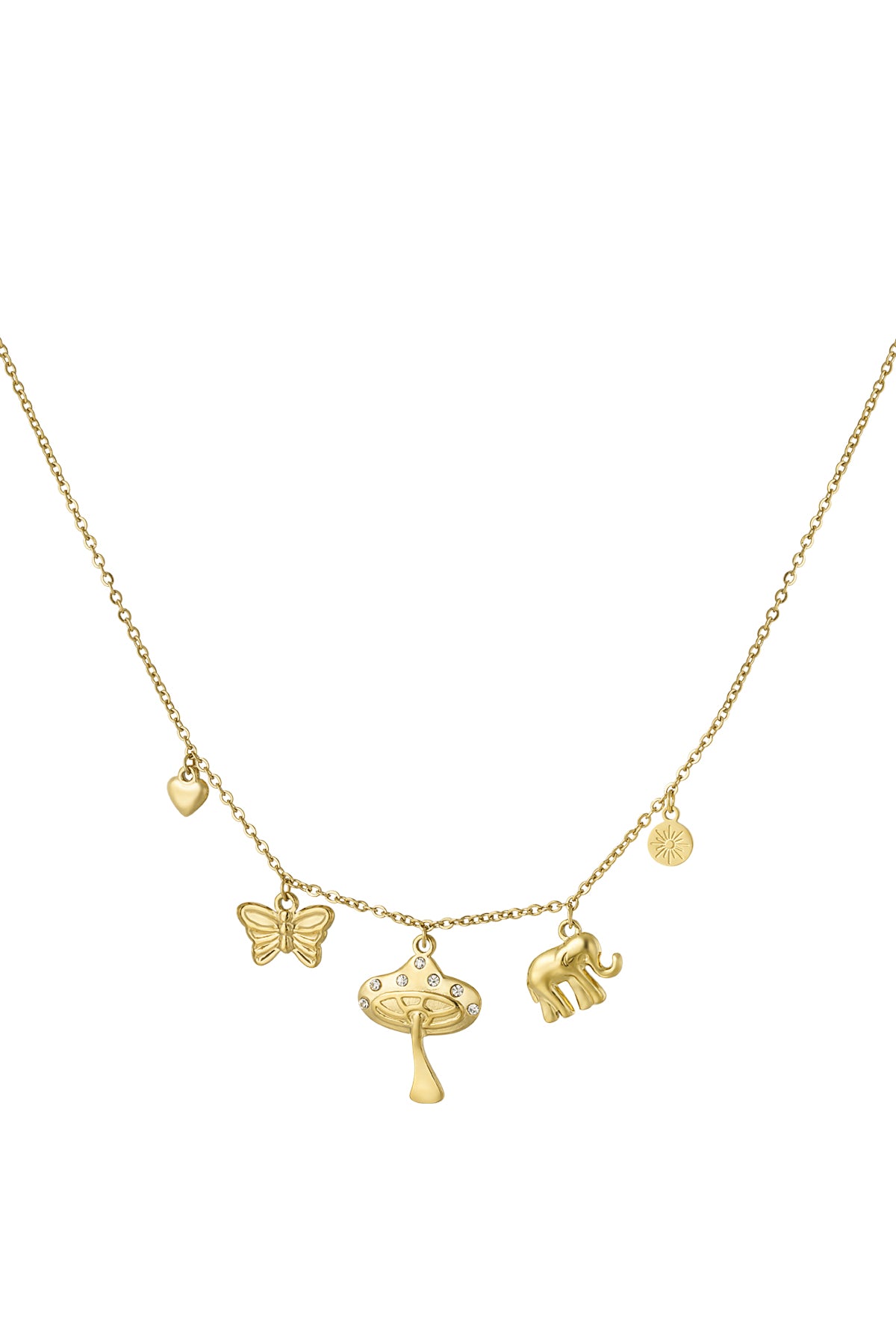 HZ Bedelketting Little Wonders – goudkleurig of zilverkleurig