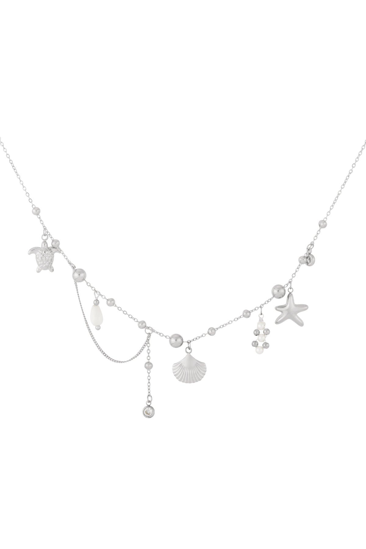 Stainless Steel beach days ketting