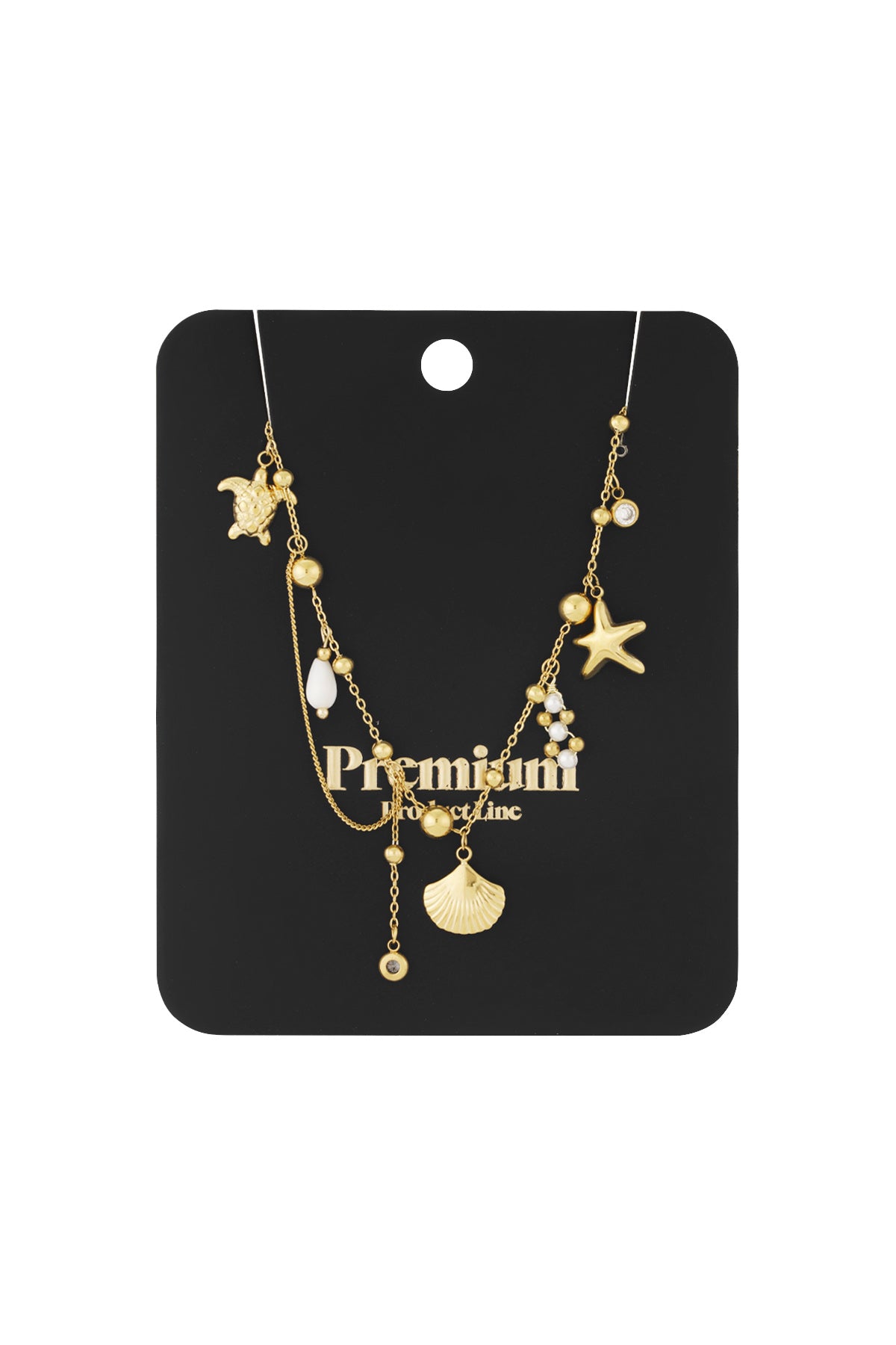Stainless Steel beach days ketting