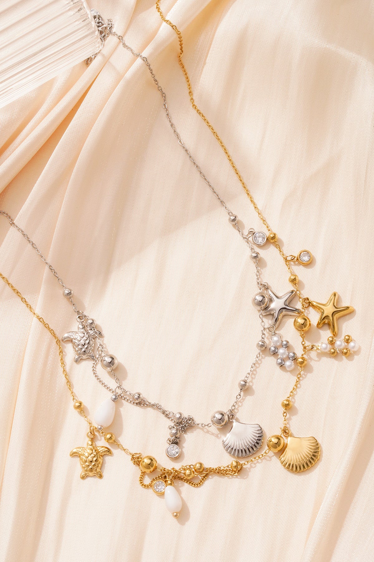 Stainless Steel beach days ketting