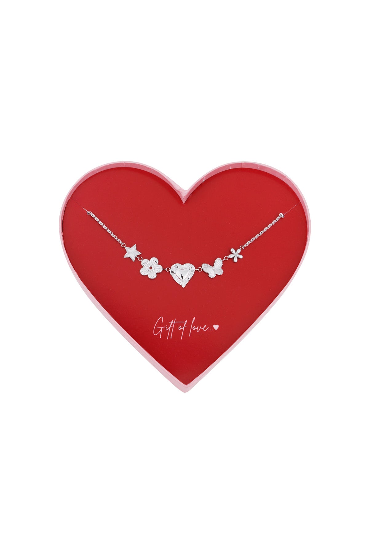 HZ Ketting – Blooming Love zilverkleur
