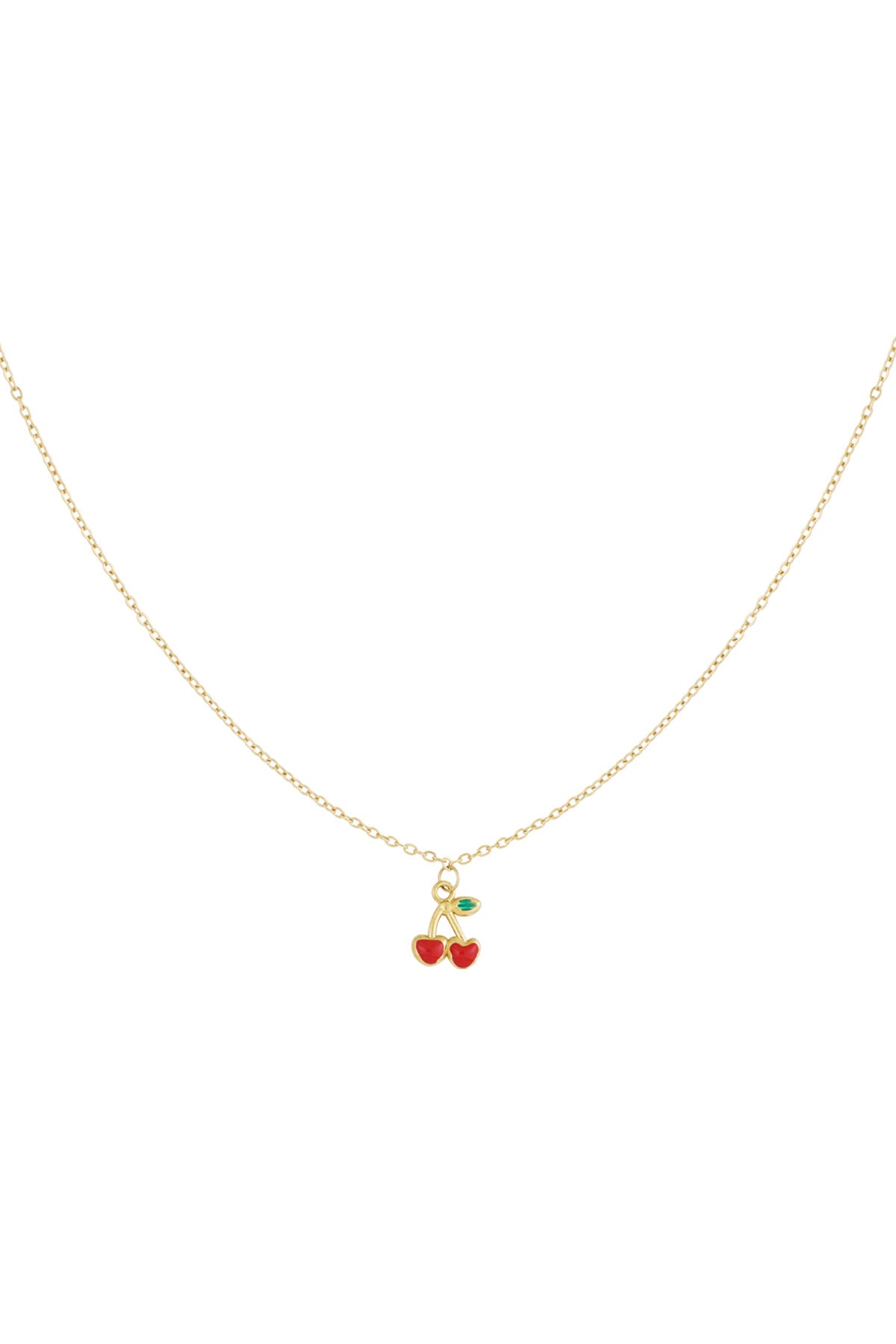 Stainless Steel ketting cherry love