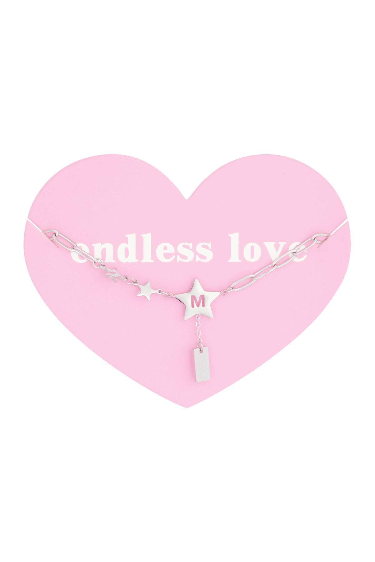 HZ Armband Amélie met sterretjes en MOM-bedeltje – stainless steel