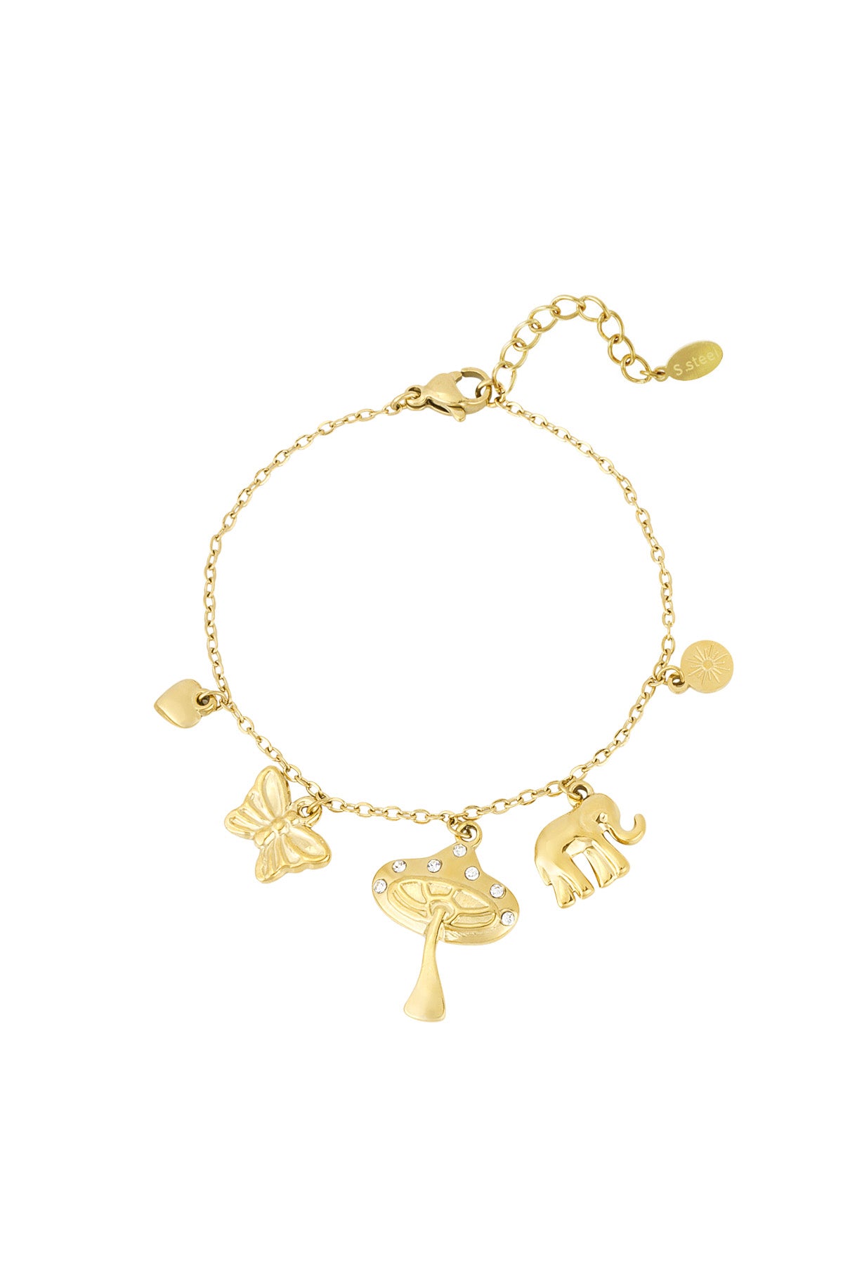 HZ Bedelarmband Little Wonders – goudkleurig of zilverkleurig