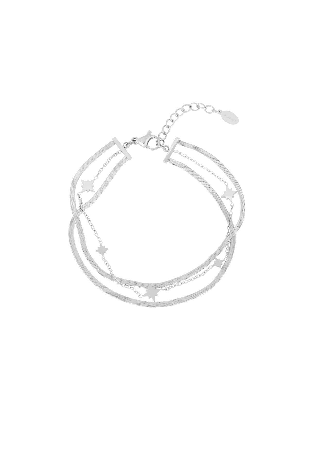 Stainless Steel golden layers armband