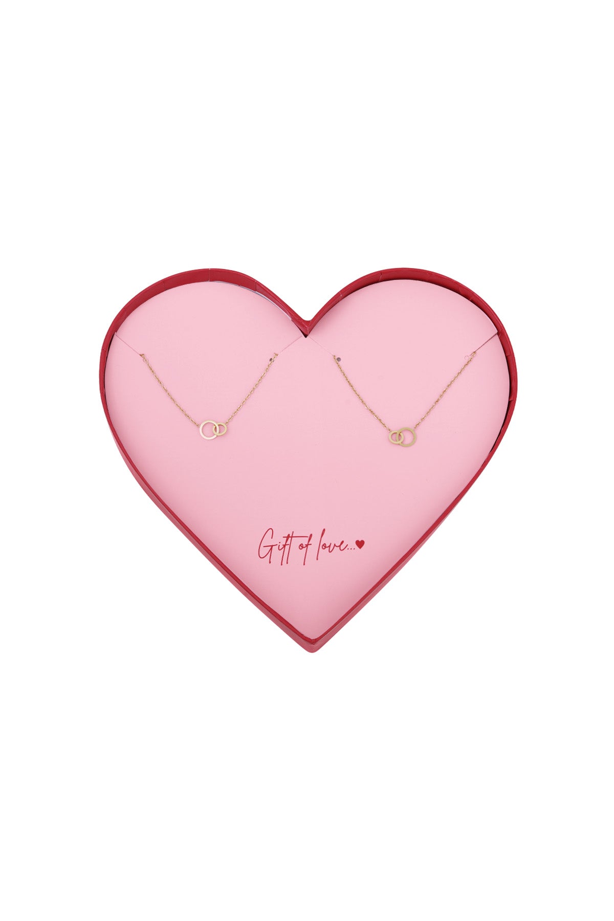 Gift of love stainless steel infinity armbanden