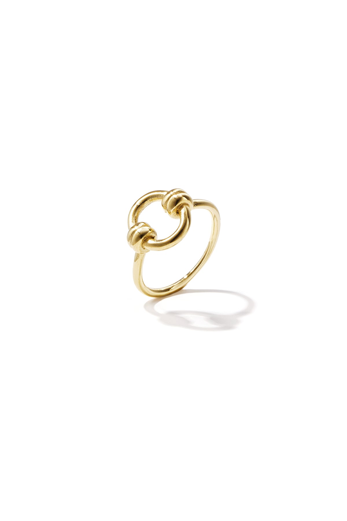 Stainless Steel Minimalistische ring met cirkel
