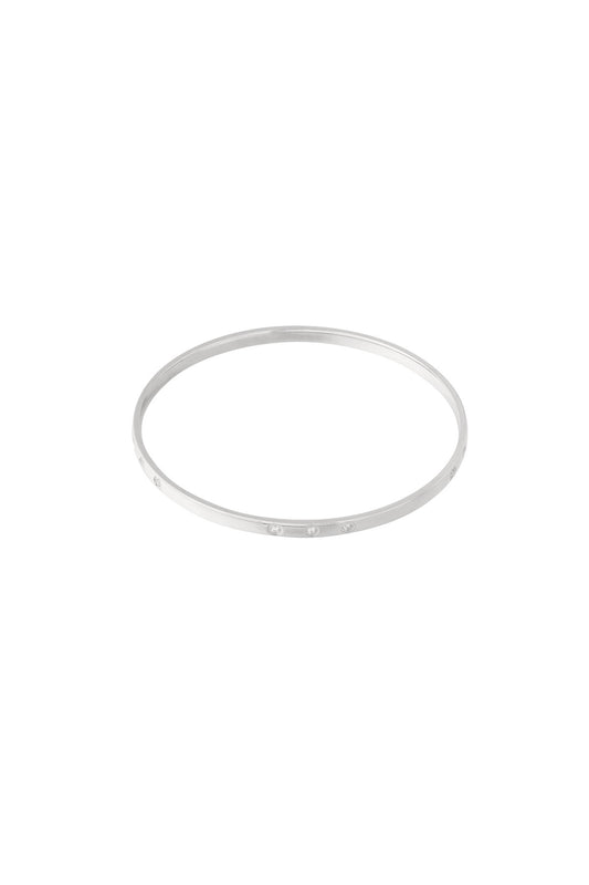 HZ Bangle armband Silver Radiance