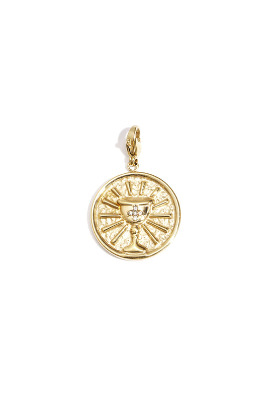 Stainless Steel Sieraden bedel beker op munt DIY