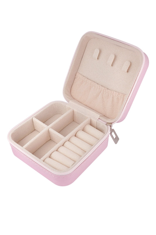 Sieraden opbergdoos babyroze