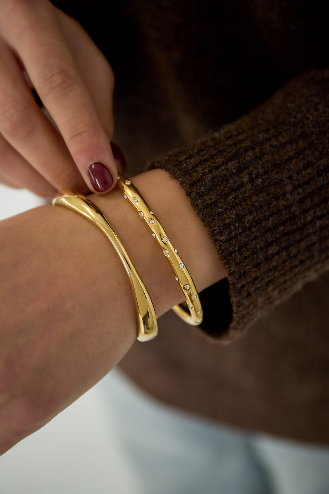 Stainless Steel Manchet armband