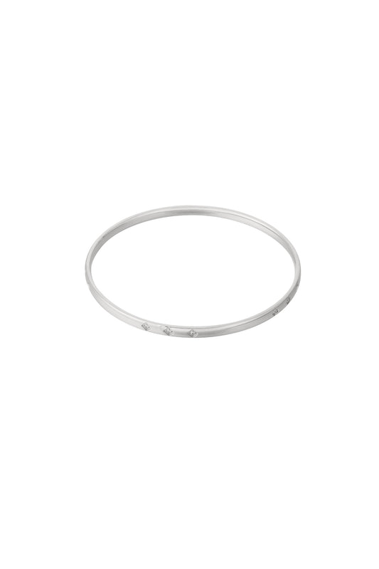 HZ Bangle Silver Glimmer