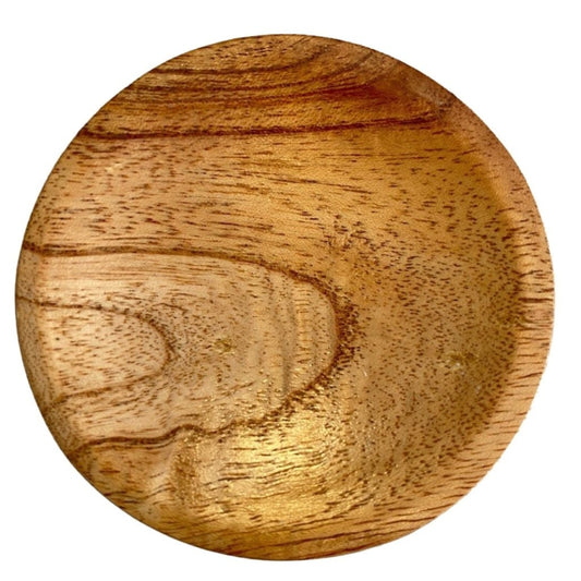 Houten schaaltje - rond