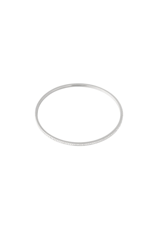 HZ Bangle Starlight Zilverkleurige armband met strass